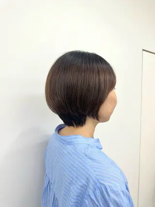 ショート momo🐶韓国ヘア /艶カラー/レイヤーのヘアスタイル