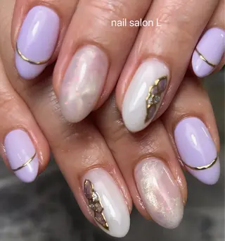 ネイル 吉川市 ネイルサロンLのネイルデザイン