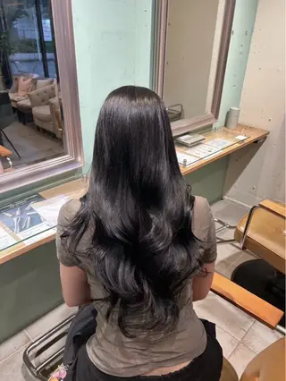 ロング カラー 🫐 キナリ🫐のヘアスタイル