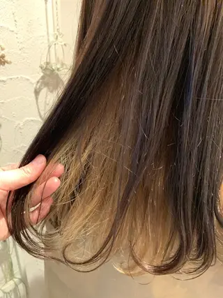 ロング カラー 柔らかいヘア/ 東徳嶺 みくのヘアスタイル