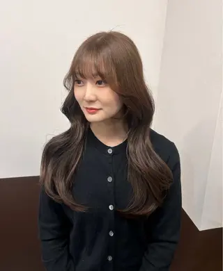 ロング カラー 韓国×髪質改善カラー 💎hinaのヘアスタイル