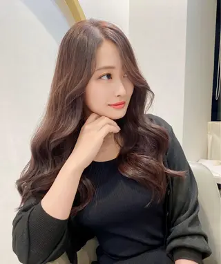 ロング カラー 心斎橋ヘアカラー 海外ﾚｲﾔｰ/マリナのヘアスタイル