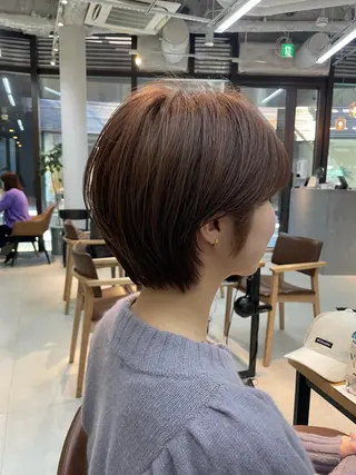 ショート mee.表参道所属・ボブ/ショート /パーマ/shinのヘアスタイル