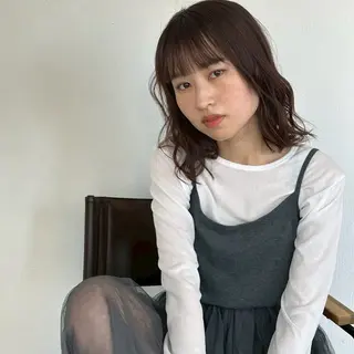 ミディアム 髪質改善/ 透明感/rinaのヘアスタイル