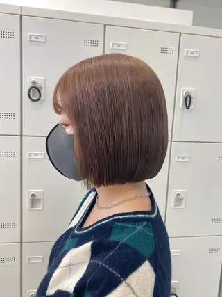 ショート カラー レイヤー✂︎赤み消し 髪質改善/井上健太のヘアスタイル