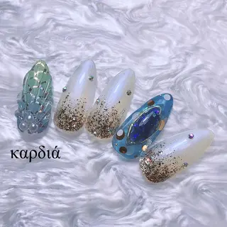 ネイル καρδιά -ｶﾙﾃﾞｨｱ-のネイルデザイン