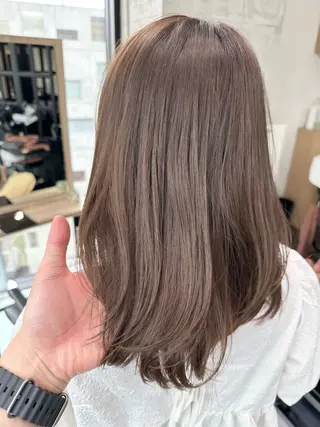 ミディアム ✨透明感カラー 恵比寿HAYATO✨のヘアスタイル