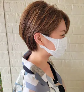 ショート unite所属・清水 沙織のヘアスタイル