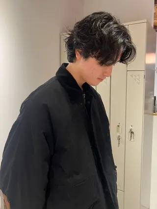 パーマ メンズ io濱川 遥のヘアスタイル