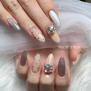 ネイル HANA 長さだしのネイルデザイン