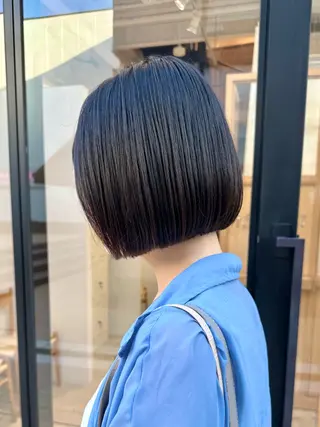 ショート sea by luvismけやき通り2号店所属・ボブ/ショート/ 縮毛矯正/岸本恭明のヘアスタイル