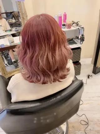 ミディアム カラー 💎JADE GRACE💎のヘアスタイル