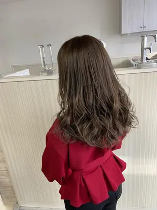 ミディアム カラー 山内 聡史のヘアスタイル