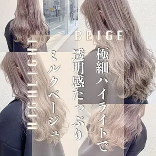 ミディアム カラー 髪質改善美髪特化 ルイス奈良のヘアスタイル