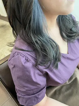 ミディアム カラー 髪質改善/縮毛矯正 /青山　早希🐾のヘアスタイル