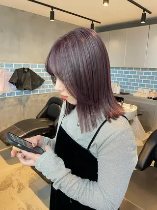 ミディアム 🫧ほのか /透明感カラー🫧のヘアスタイル