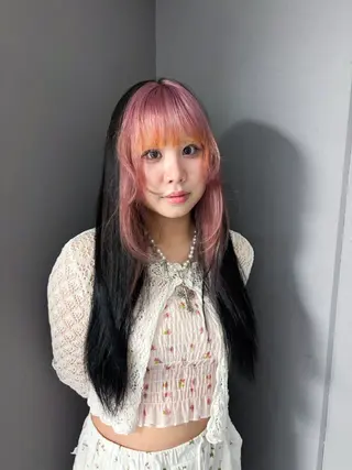 ロング カラー デザインカラー /rioのヘアスタイル