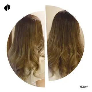 セミロング ロング カラー ✨縮毛矯正✨髪質改善 ナカシマ ユミのヘアスタイル