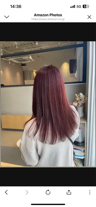 ロング カラー ✨艶髪職人艶カラー✨ 中本輝人のヘアスタイル