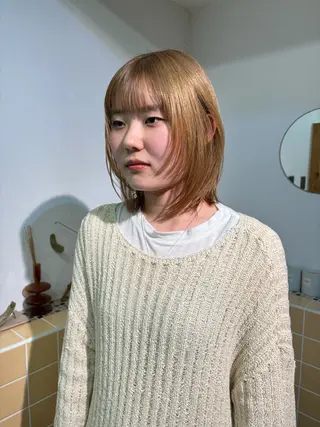 ミディアム sakura🌸 レイヤー/韓国ヘアのヘアスタイル