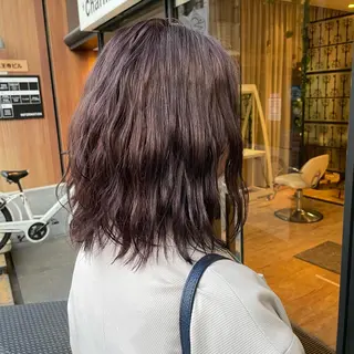 ミディアム カラー 大阪長居🌱野見山 卓也のヘアスタイル