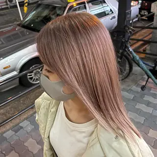 セミロング ワンホンヘア ケラチン/Kaitoのヘアスタイル