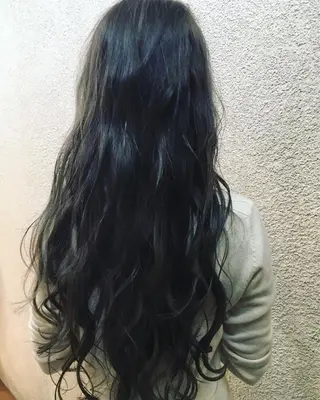 ロング カラー 菅村 勇亮のヘアスタイル