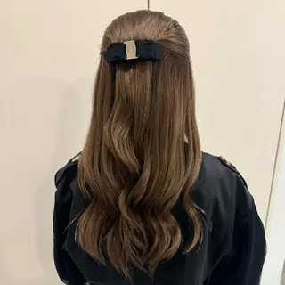 ロング 松木 花鈴のヘアスタイル