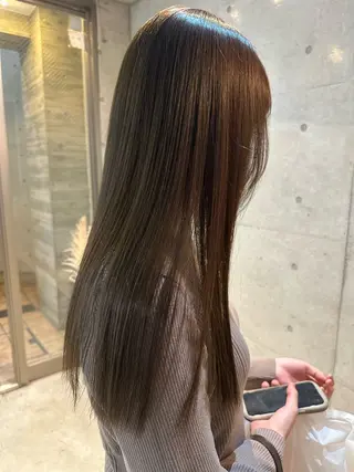 ロング カラー レイヤーカット/ パーマ/齋藤大貴のヘアスタイル