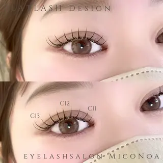 マツエク・マツパ MicoNoa所属・MicoNoa Asamiのマツエク・マツパデザイン