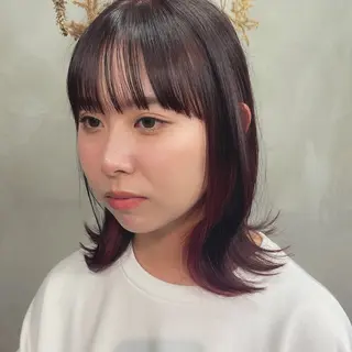 ミディアム カラー RorriM natsuのヘアスタイル