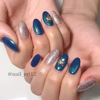 ミディアム ネイル nail salon &e eriのネイルデザイン