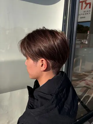 カラー メンズ 長谷川 柚乃のヘアスタイル