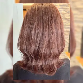 セミロング 髪質改善美容室Qin hair所属・【女性限定】 👑hanaのヘアスタイル