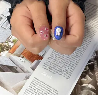 セミロング ネイル Lofi nails ゆきこのネイルデザイン