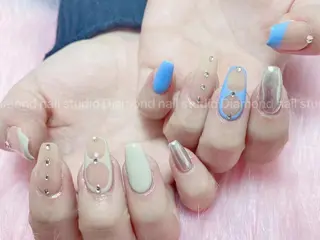 ロング DIAMOND 💦のネイルデザイン