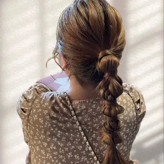 ヘアアレンジ 佐々木 悠莉のヘアスタイル