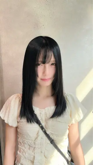 セミロング カラー 新宿/アシスタント AiNAのヘアスタイル