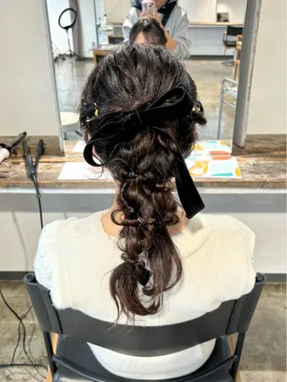 ヘアアレンジ 💫miyu💫デザ インカラー/アレンジのヘアスタイル