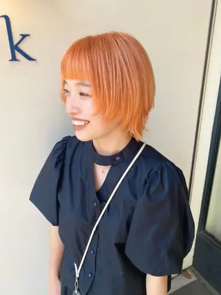 ショート カラー 美容室 sizukのヘアスタイル