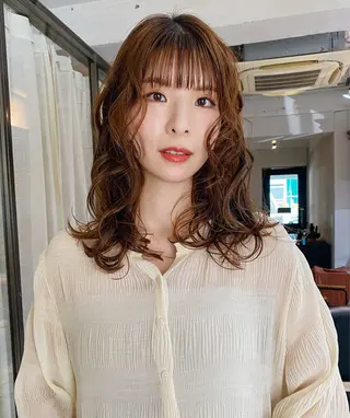 セミロング FERIA 緑地公園 ⭐️伏田愛奈⭐️のヘアスタイル