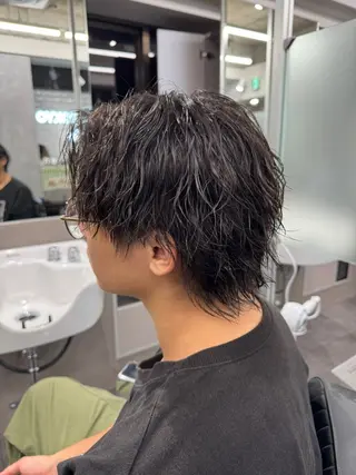 ショート パーマ メンズ 🐬AYAKA🐬/ 新宿/メンズ/パーマのヘアスタイル