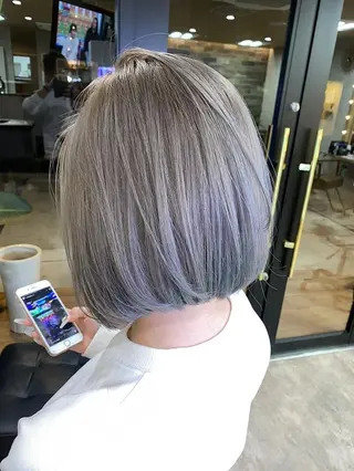 ショート カラー RIENS♡xrea 山本優舞のヘアスタイル