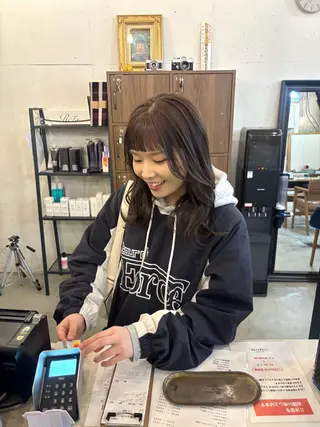 セミロング カラー SABO栄店所属・SABO /透明感カラー/美髪のヘアスタイル