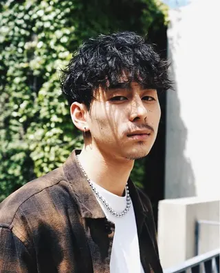 パーマ メンズ 湯浅禅也/プードル /波巻きパーマ/栄のヘアスタイル