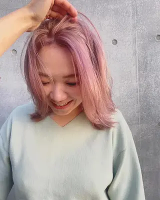 ミディアム まお♡レイヤーカット ×色っぽstyleのヘアスタイル