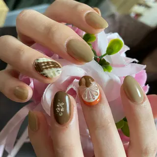 ネイル nail　milky 〜深夜にもネイル〜のネイルデザイン