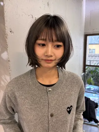 ショート くせ毛カットとパーマ /美容室難民の方是非のヘアスタイル