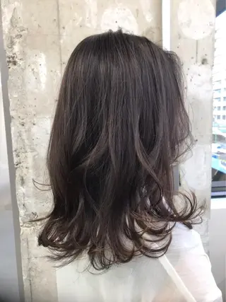 ミディアム 天王寺区🌟大好評店 malcカット◎矯正のヘアスタイル