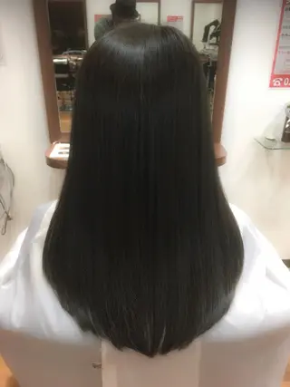 ロング 縮毛矯正/髪質改善 飯田公祐のヘアスタイル